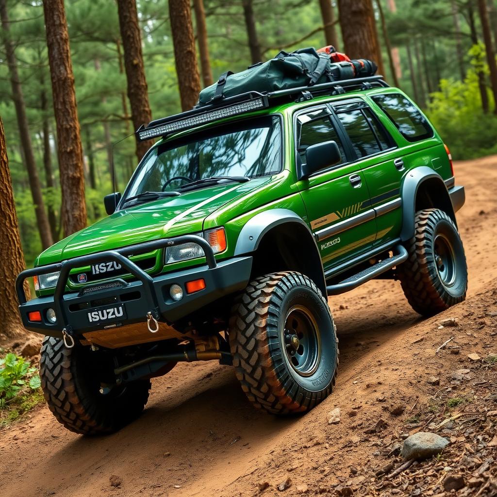 Isuzu Rodeo 2000: Off-Road Beast in Vibrant Green