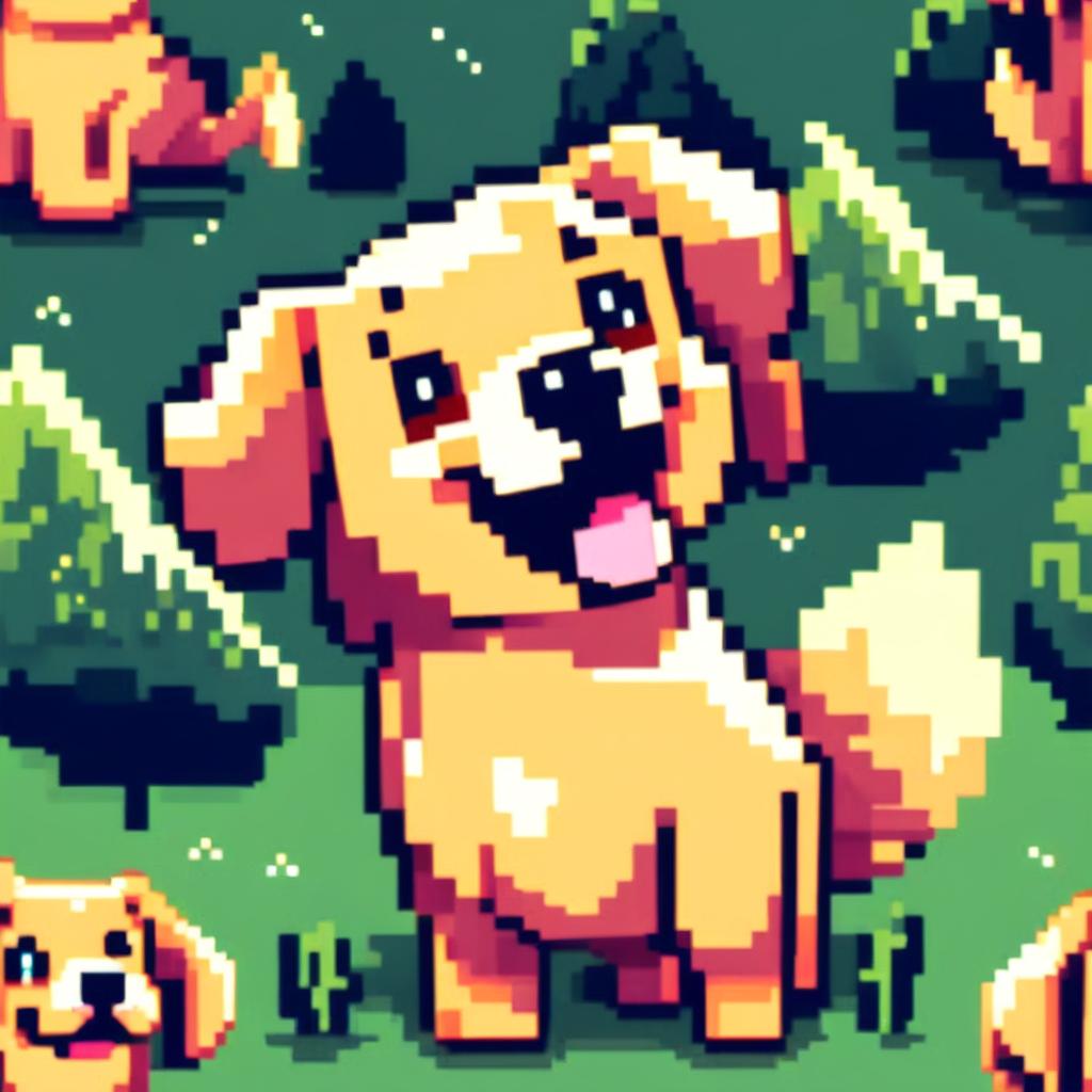 Lively Golden Retriever PFP
