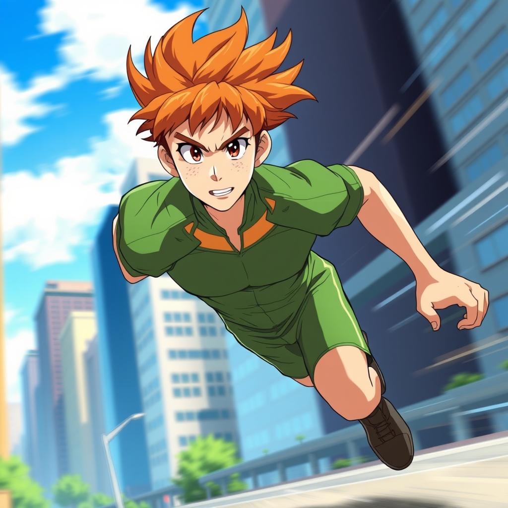 Unleash Your Imagination: Dynamic Male Anime Character