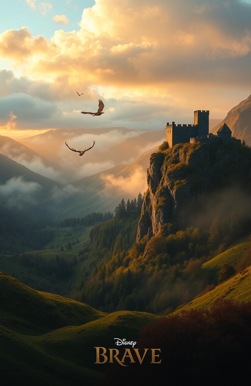 Enchanting Scottish Landscape Inspired by Disneys Brave