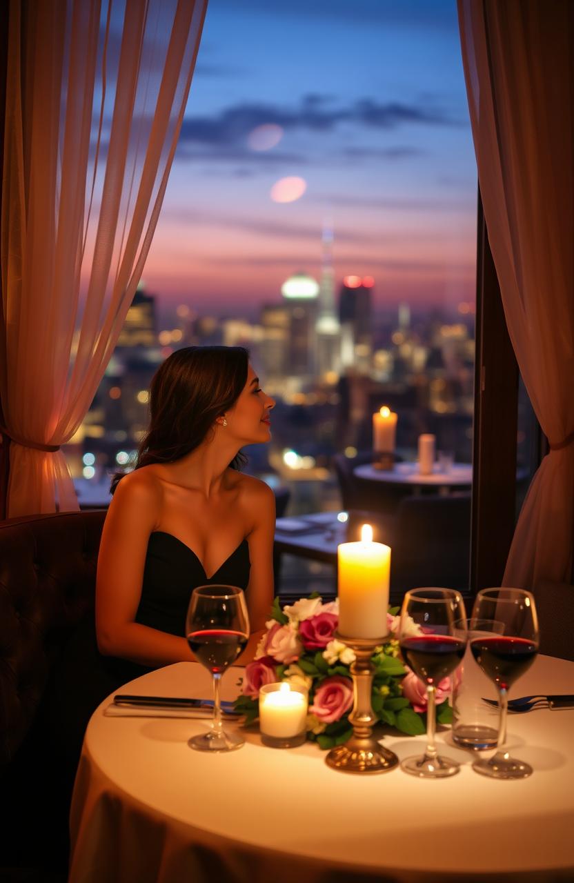 Candlelit Romance: An Intimate Dinner for Two