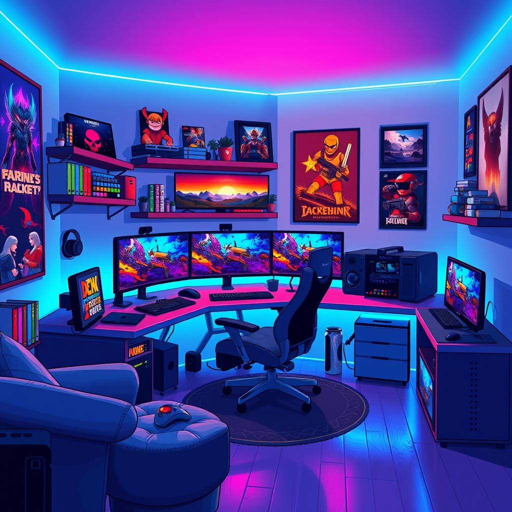 Pixel Perfect: Your Ultimate Gaming Room