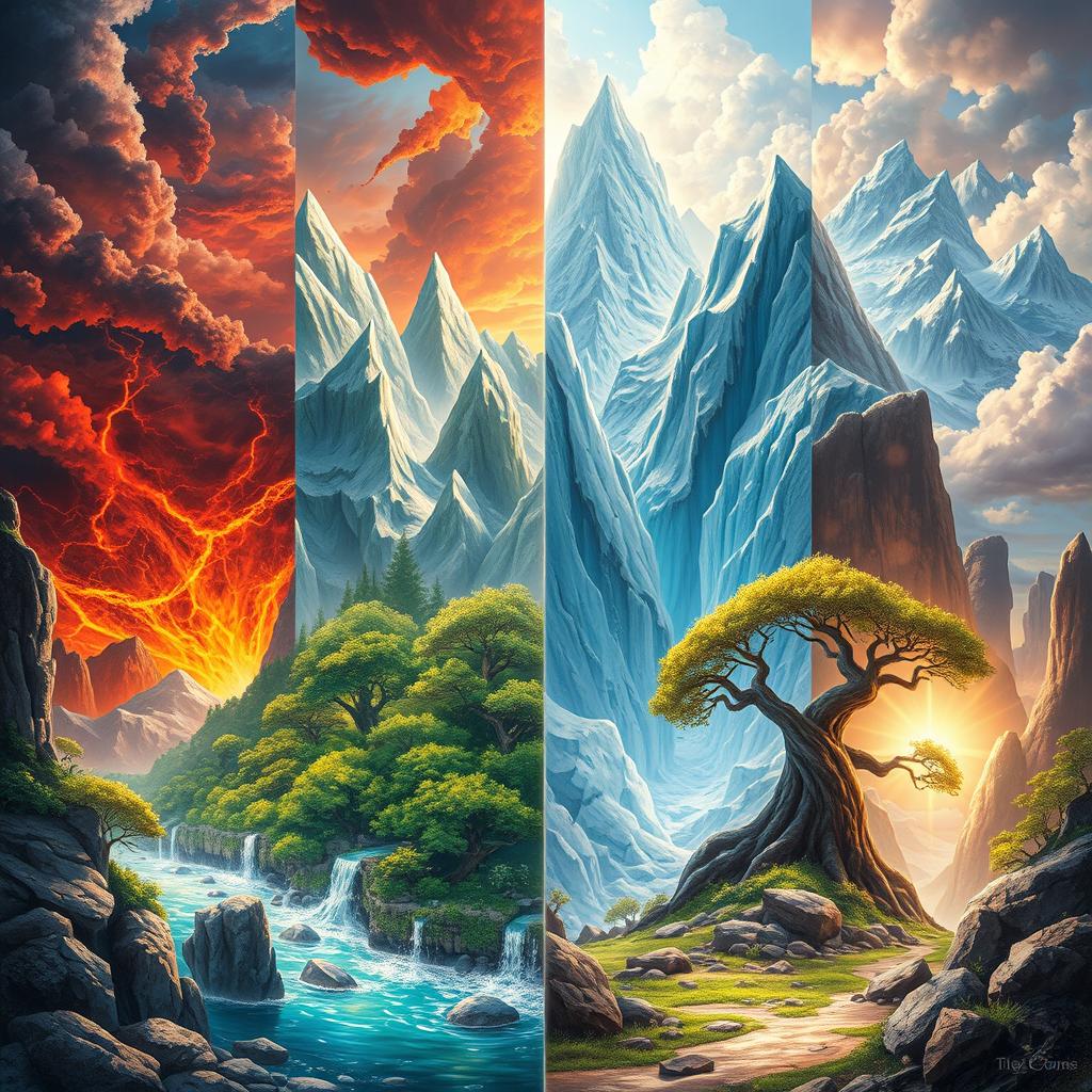 The Four Kingdoms: A Visual Journey through Fantasy