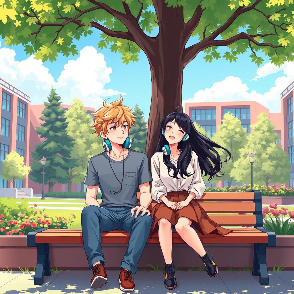 Captivating College Romance: Anime Lovers on Campus