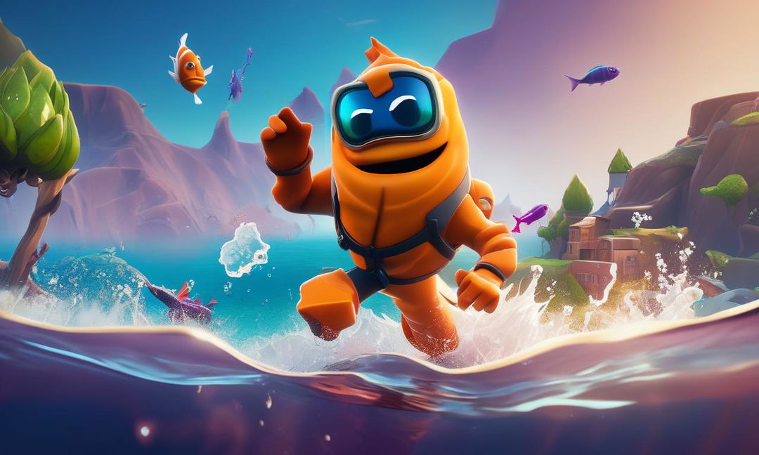 Immerse Yourself in the Underwater World of Fortnite - Fishstick Skin