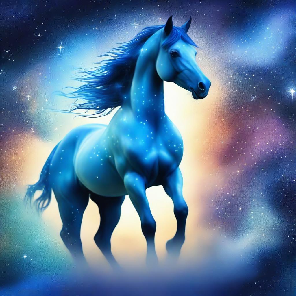 Ethereal Celestial Horse: Starseed Stallion