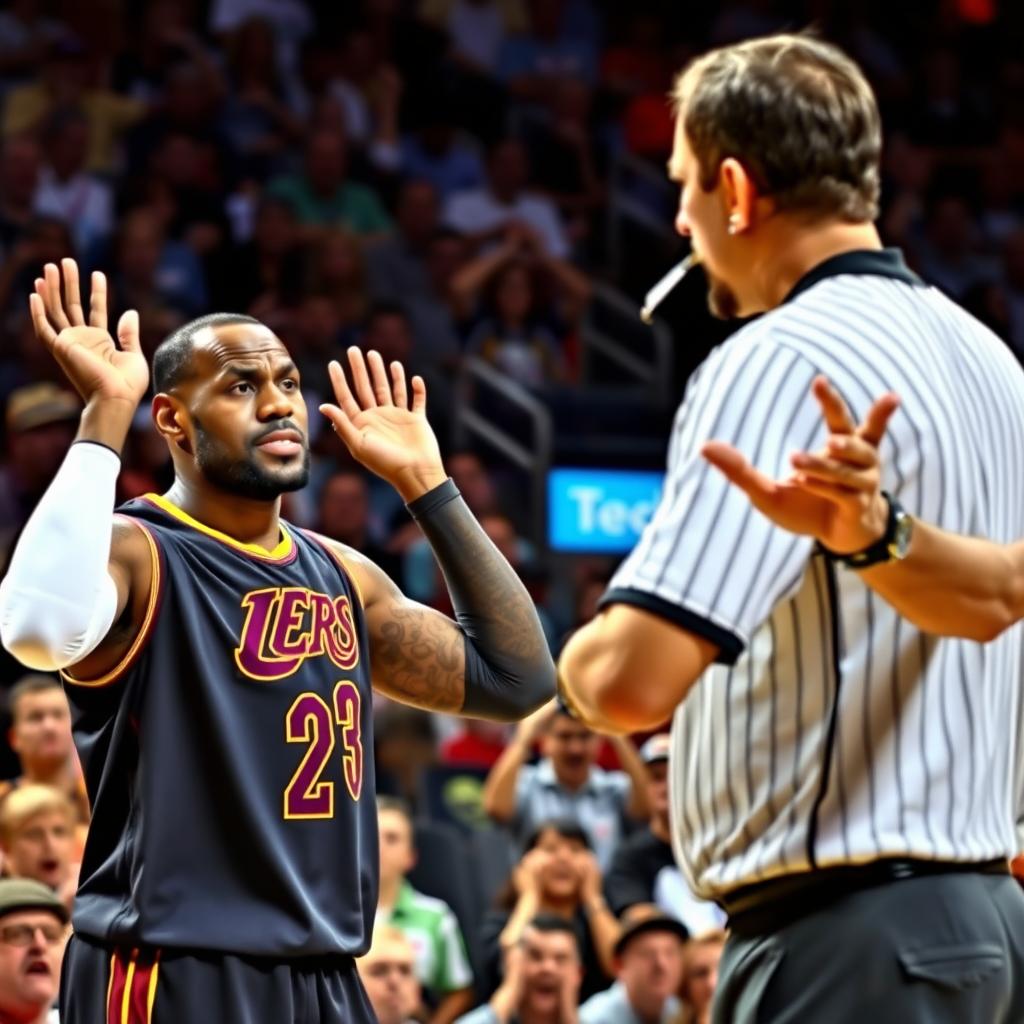 LeBron James: The Pivotal Technical Foul Moment