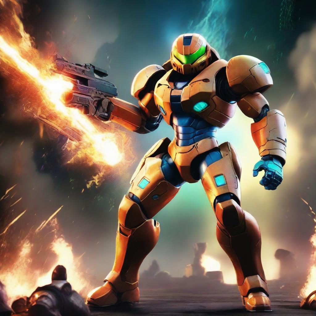 Galactic Showdown: Samus vs. Master Chief