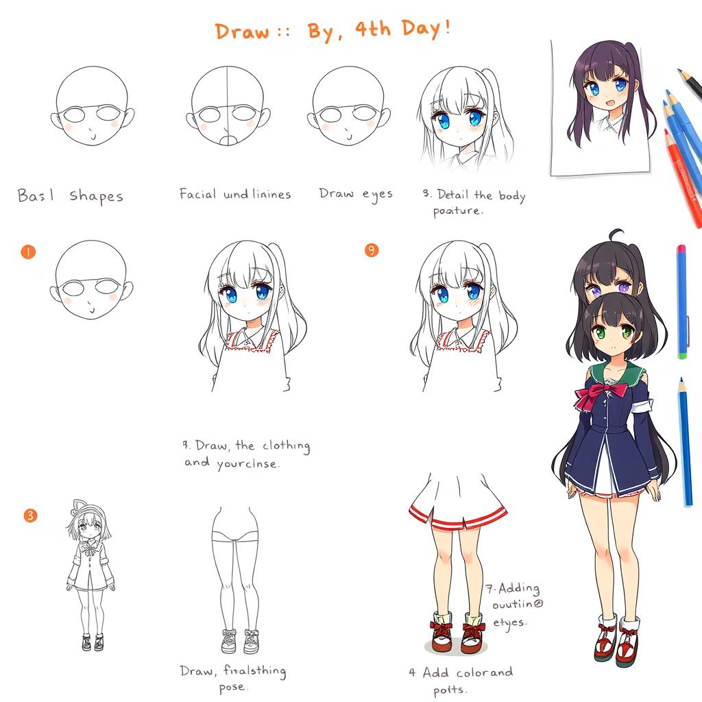 Step-by-Step Guide: How to Draw an Anime Girl