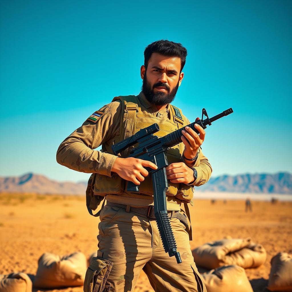 Strength in Uniform: The Rugged Iraqi Soldier