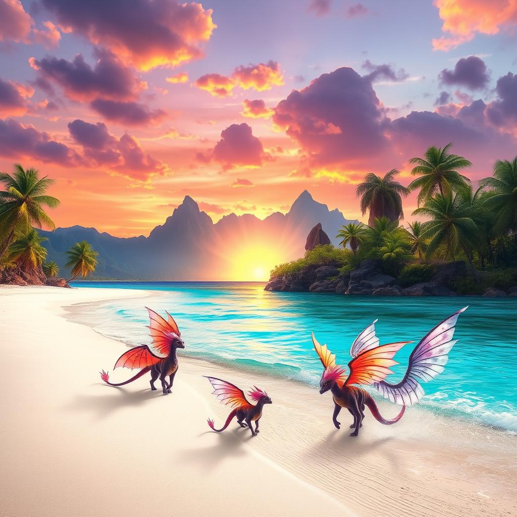 Stunning Fantasy Beach Sunset