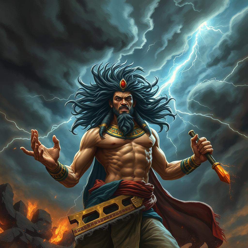 Seth: The Chaotic Egyptian God in a Tempest