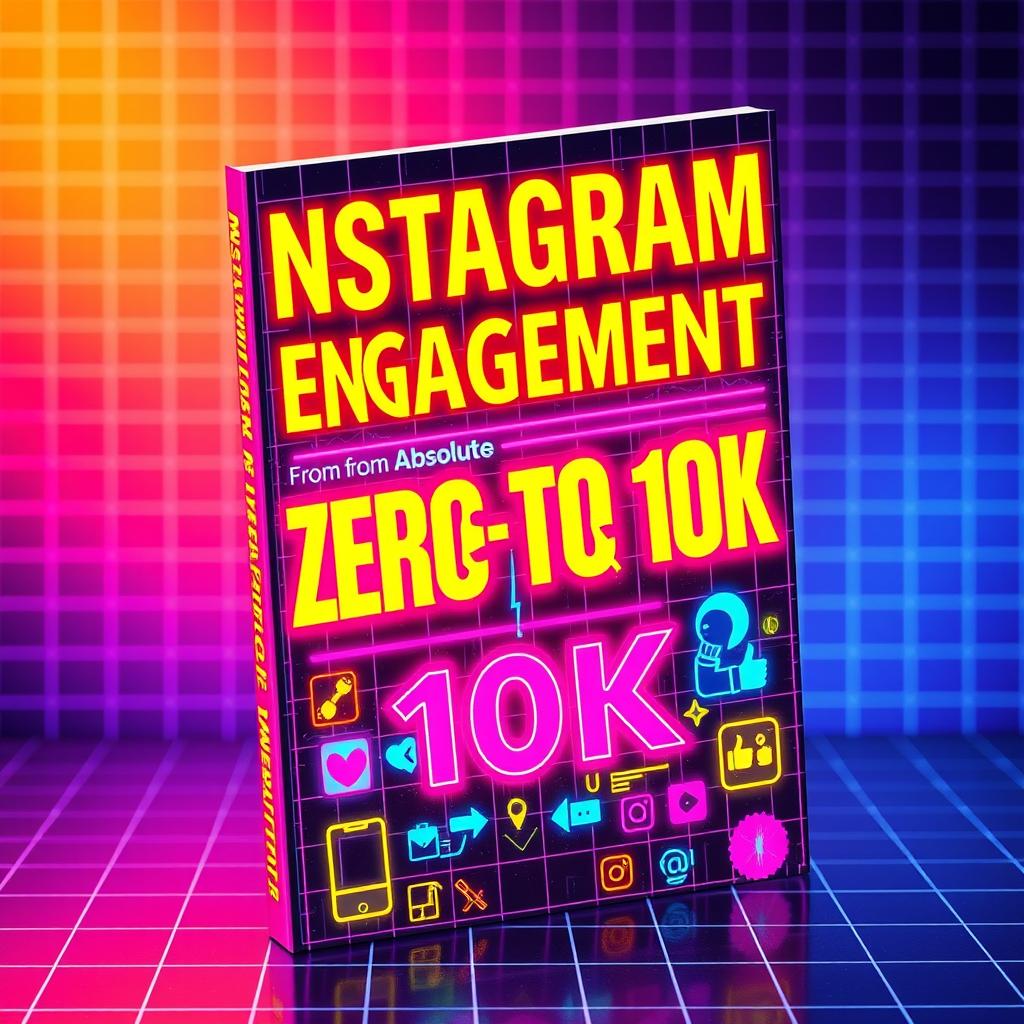 Retro-Futuristic Book Cover: Embrace the 80s Vibe