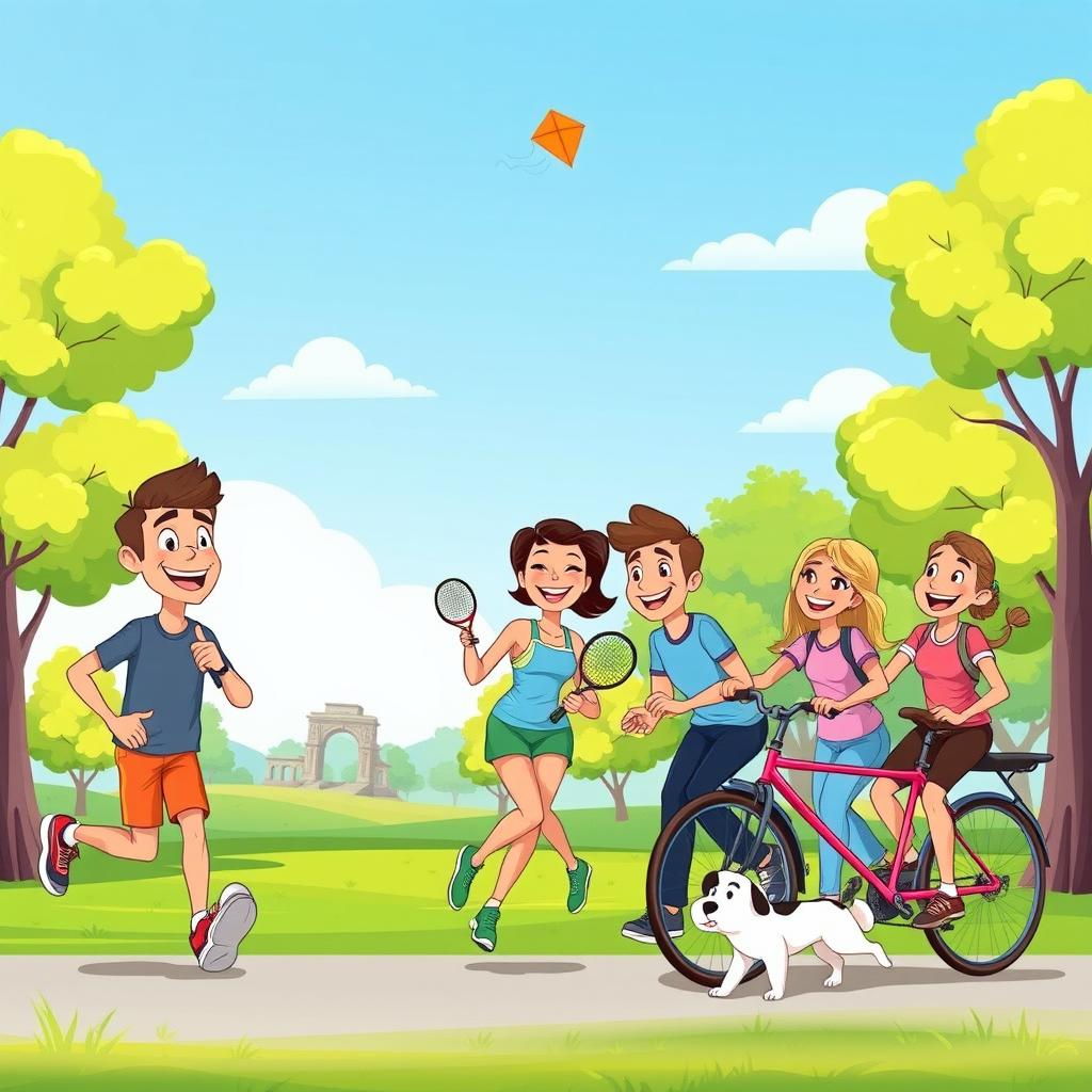 Get Active: Cartoon Sports Fun!