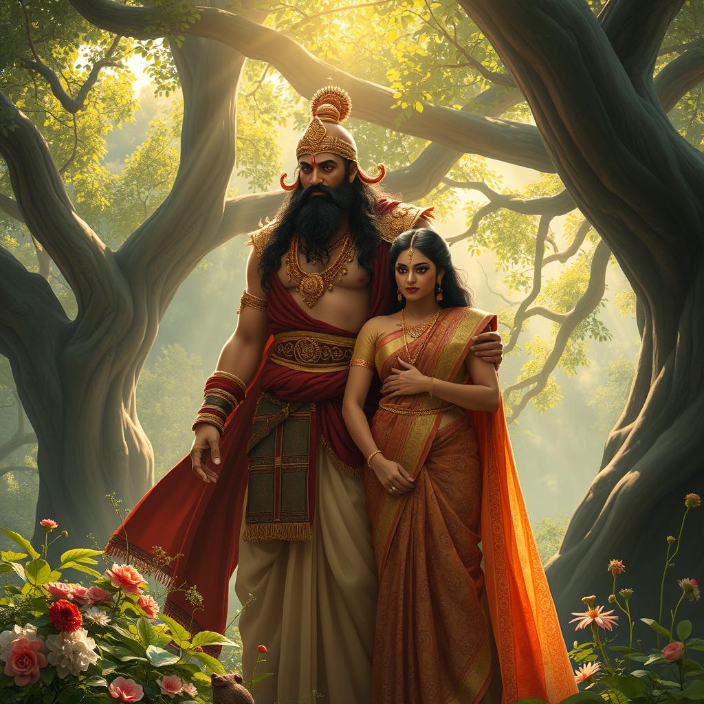 Majestic Moments from the Mahabharata: Pandu & Madri