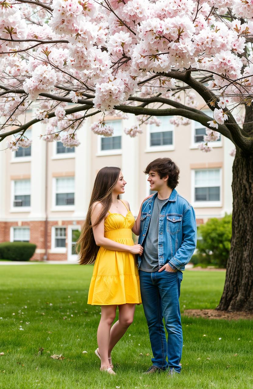 Cherished Moments Under Cherry Blossoms