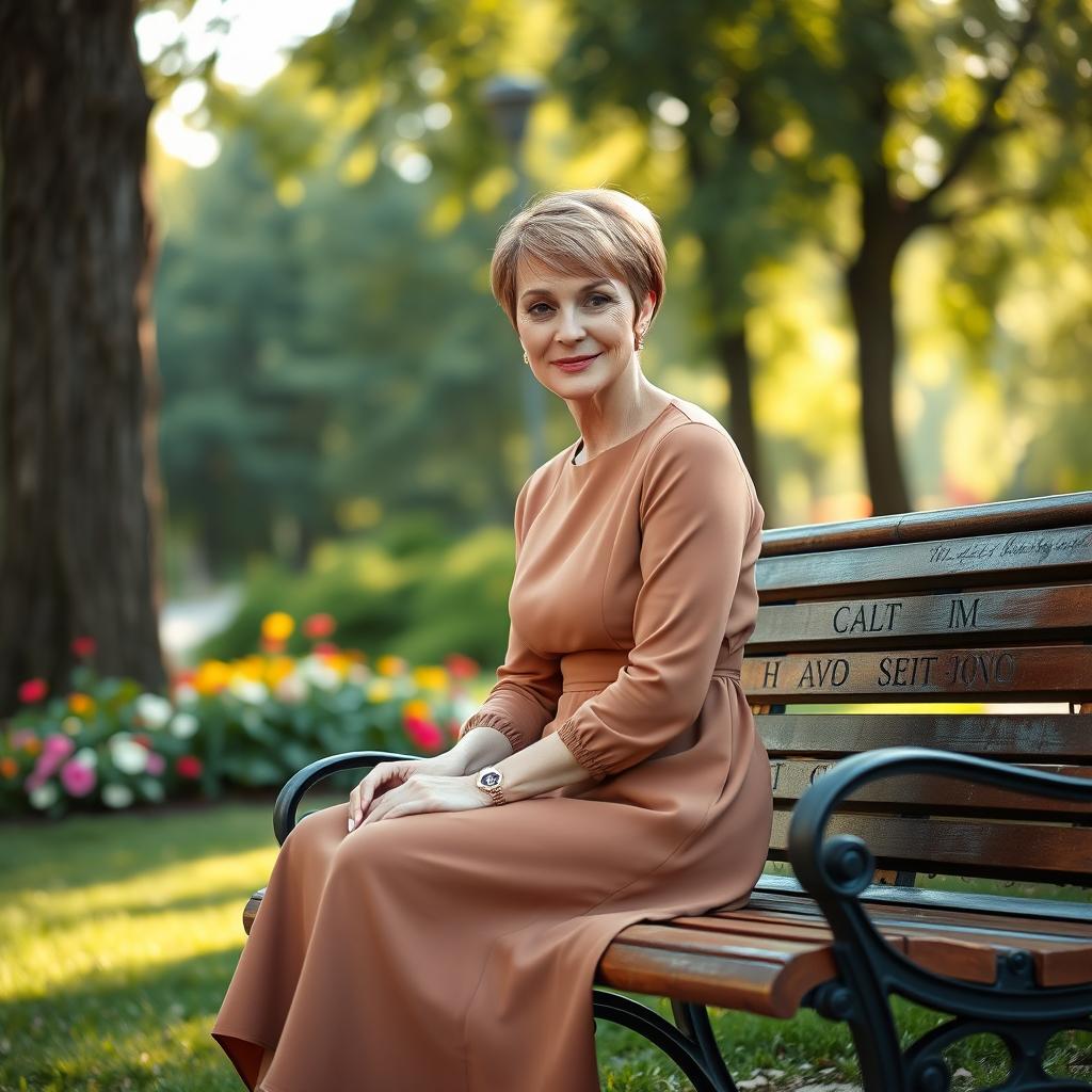 Elegance in Nature: Portrait of a Russian Woman