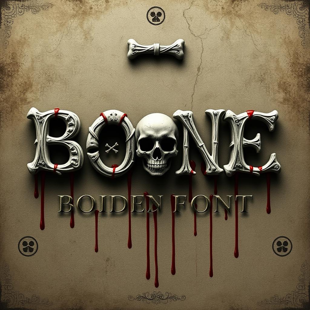 Gothic Bone Font: Embrace the Macabre