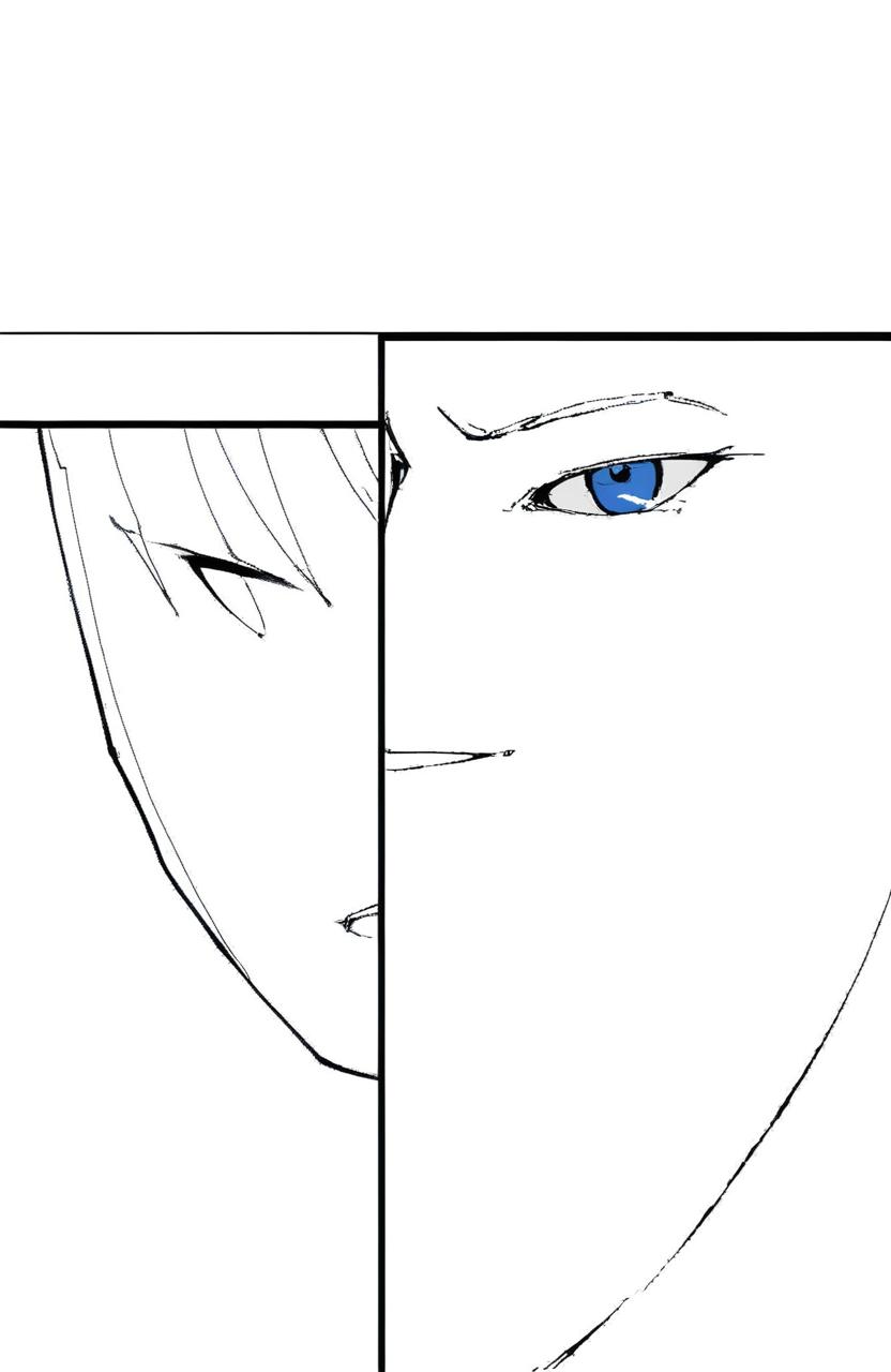 Striking Blue Eyes: A Moment of Emotion