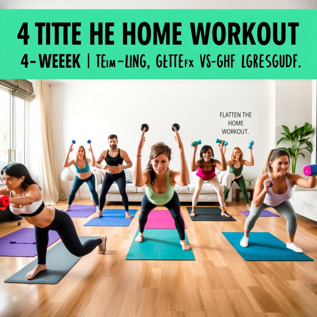 Get Fit Together: Energetic Home Workout