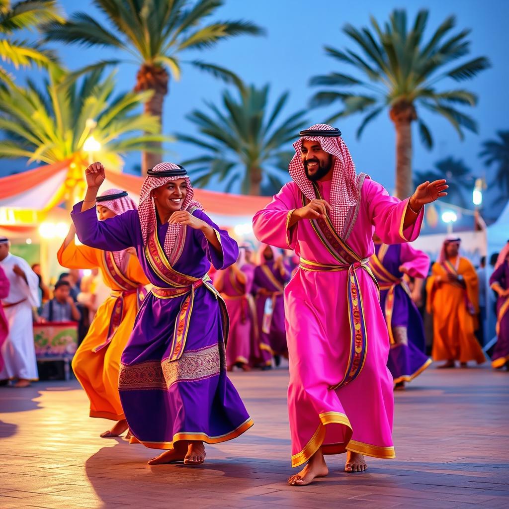 Celebrate Culture: Traditional Saudi Arabian Dancers
