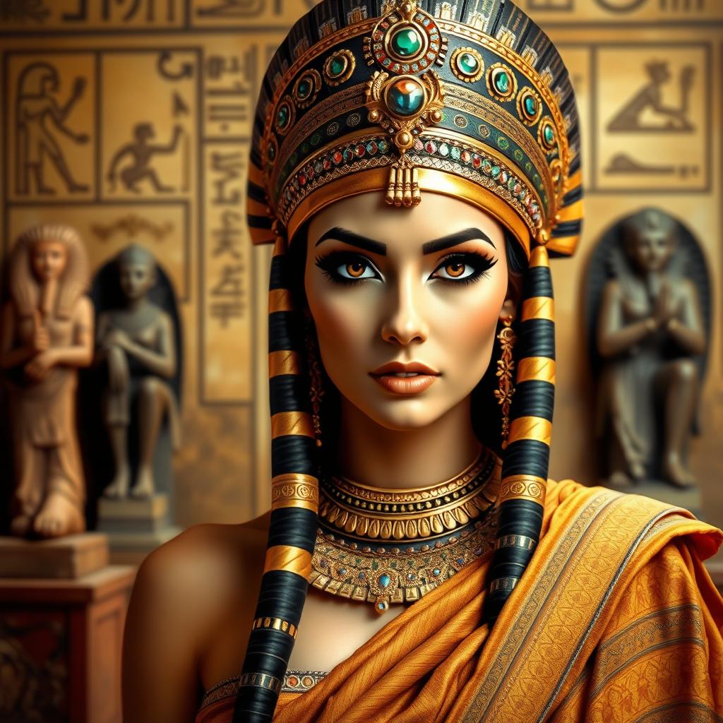 Timeless Elegance: Cleopatras Iconic Portrait