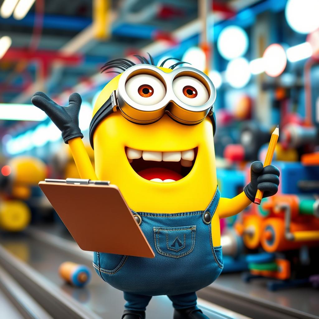 Meet Your New Favorite Minion: The Cheerful Worker!