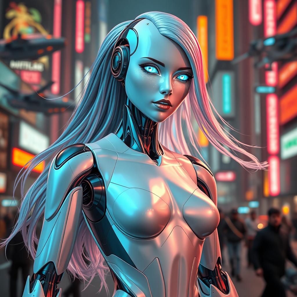 Meet the Future: Stunning Female Robot Design