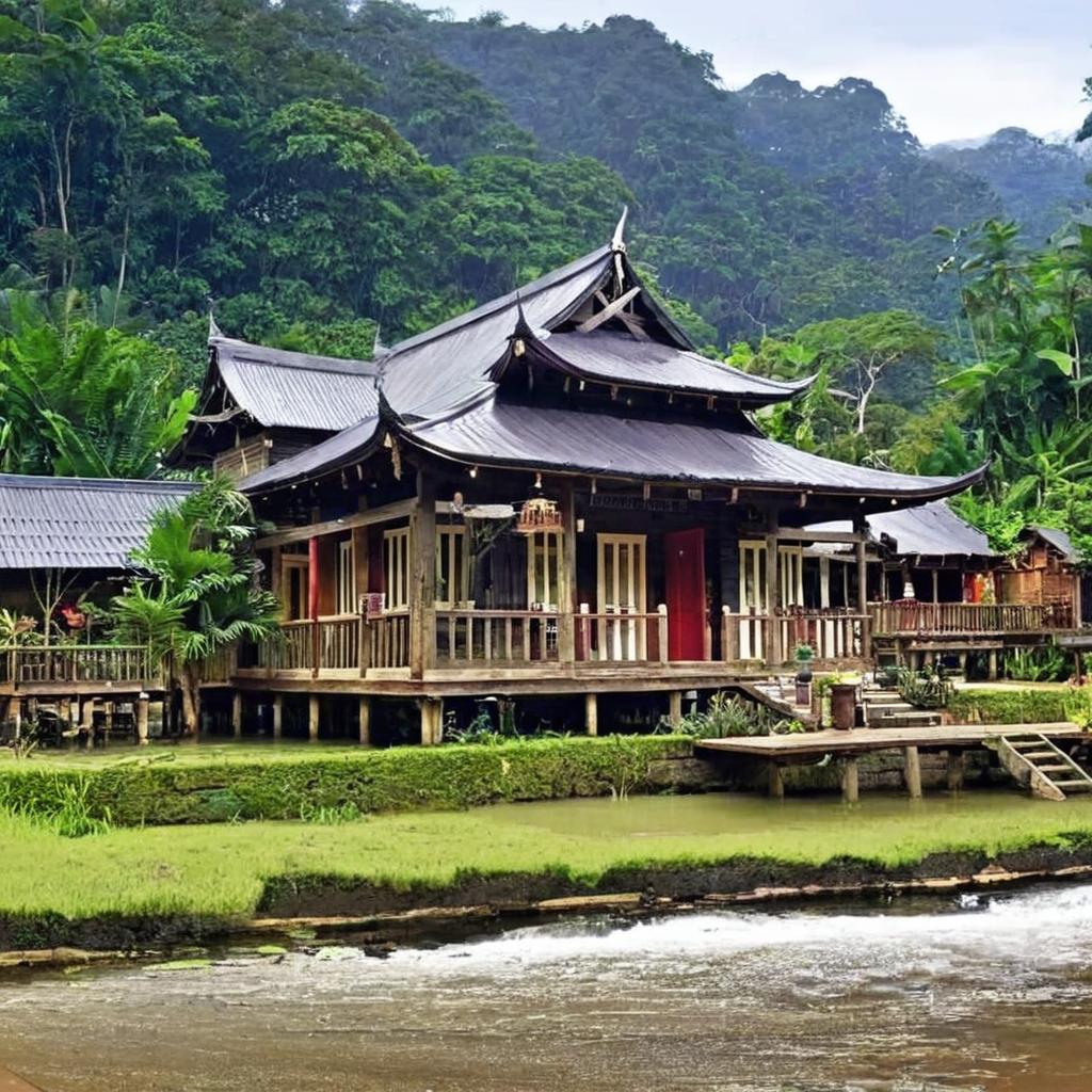 Explore a Tranquil Temple Landscape