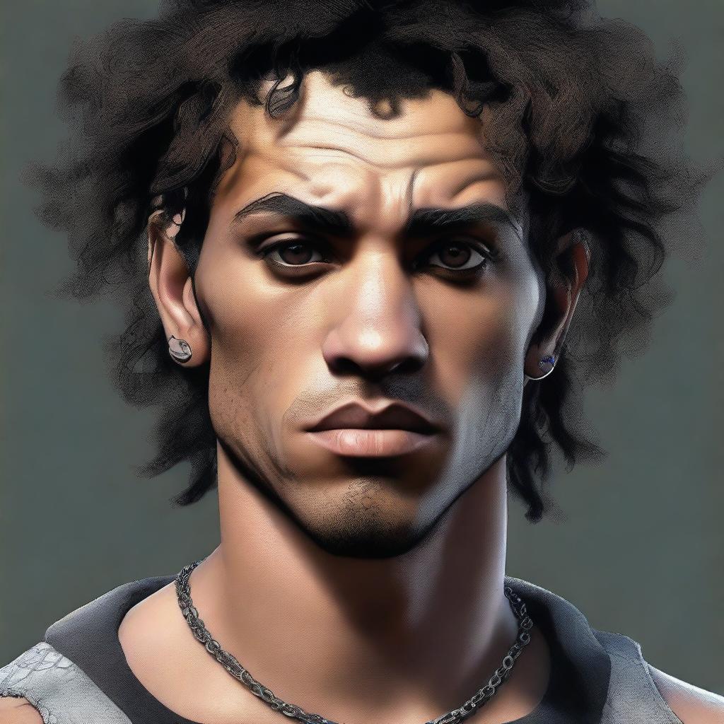 Grunge Rebel: Edgy Digital Art