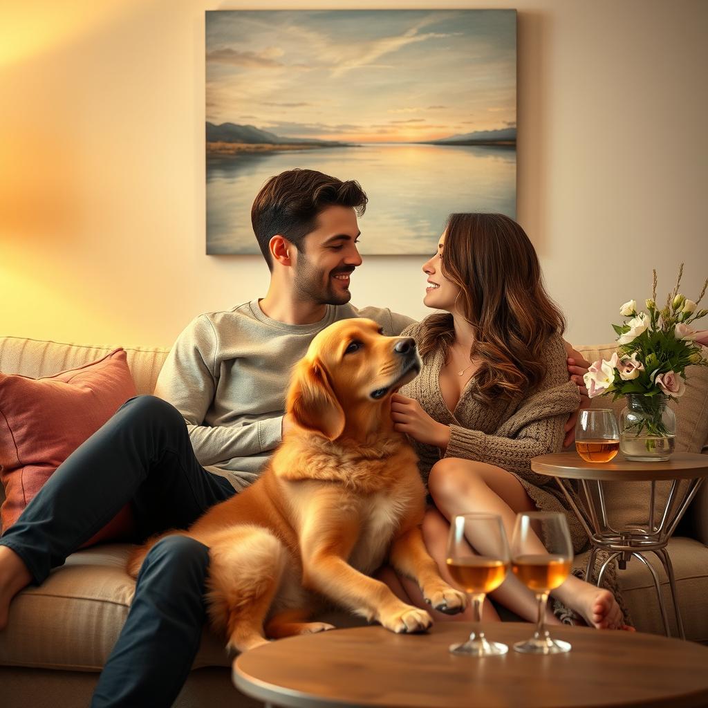 Unwind in Love: Cozy Couples Scene