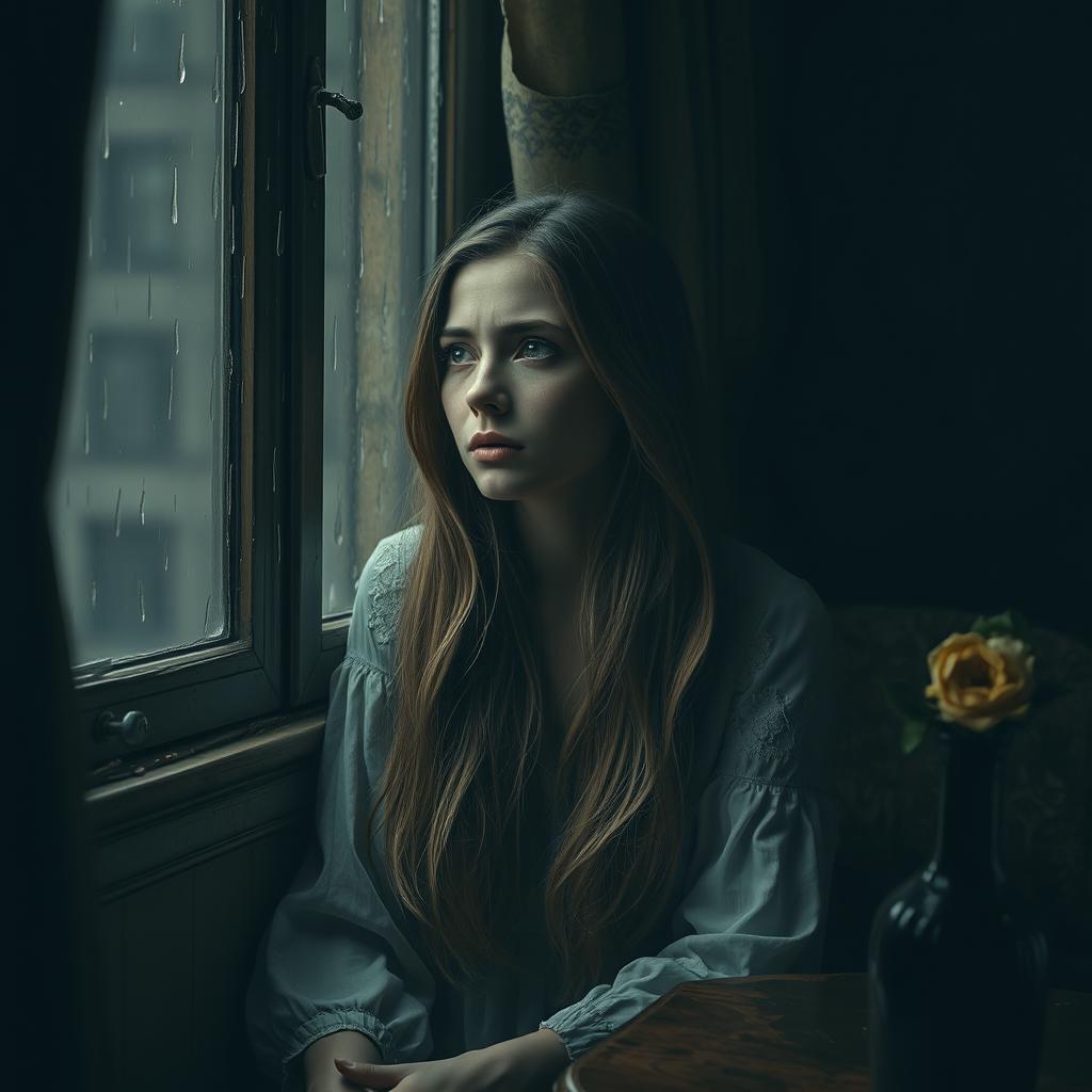 Capturing Melancholy: A Portrait of Solitude