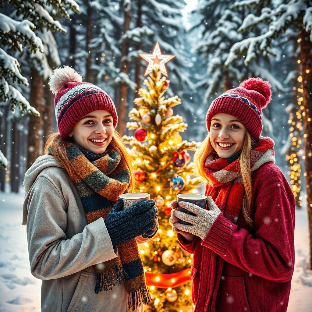 Enchanting Winter Wonderland: Magical Christmas Forest