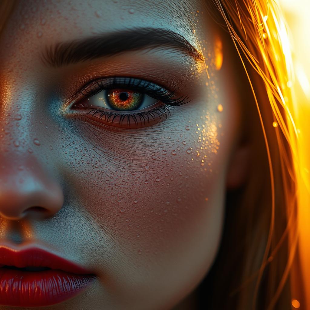 Radiant Reflections: A Womans Glow