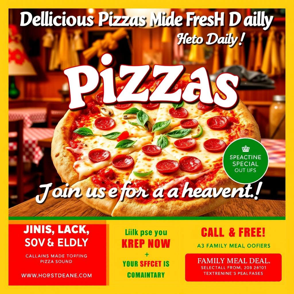 Savor the Slice: Irresistible Italian Pizza Awaits!