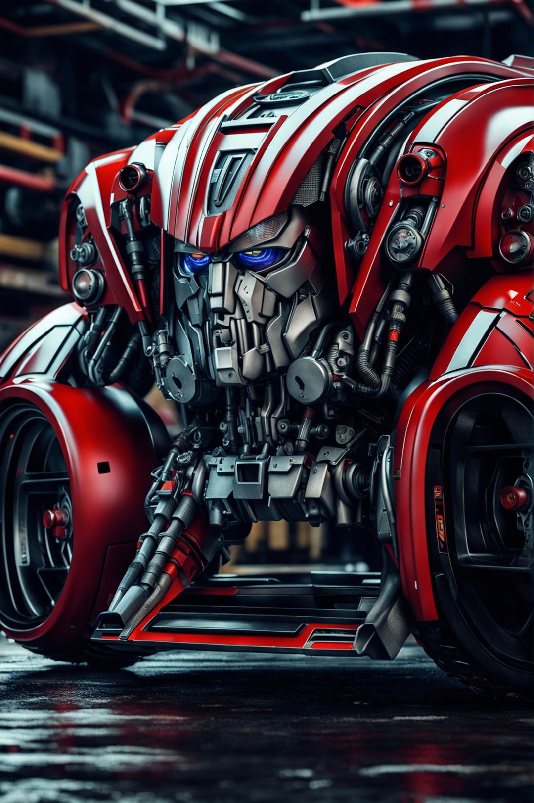 Lamborghini Mecha Transformer: A 32k CGI Masterpiece