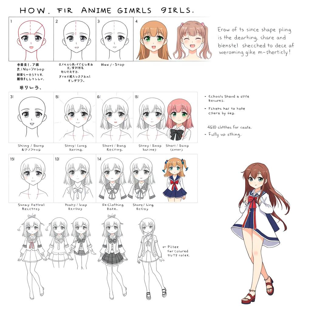 Master the Art: Step-by-Step Guide to Drawing Anime Girls