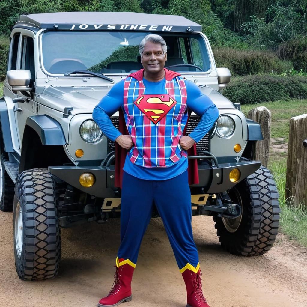 Heroic Adventures: Superhero & Rugged Jeep SUV