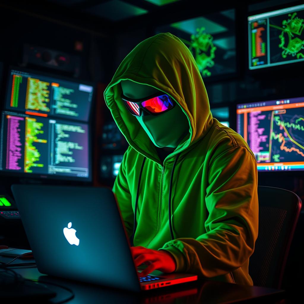 Unlock the Mystery: The Enigmatic Hacker in Green