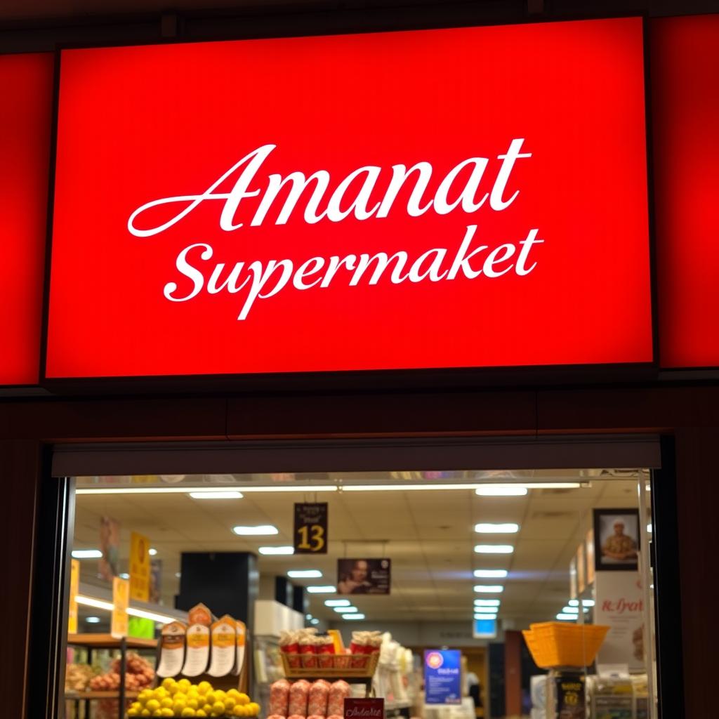 Amanat Supermarket: Discover Freshness and Quality!