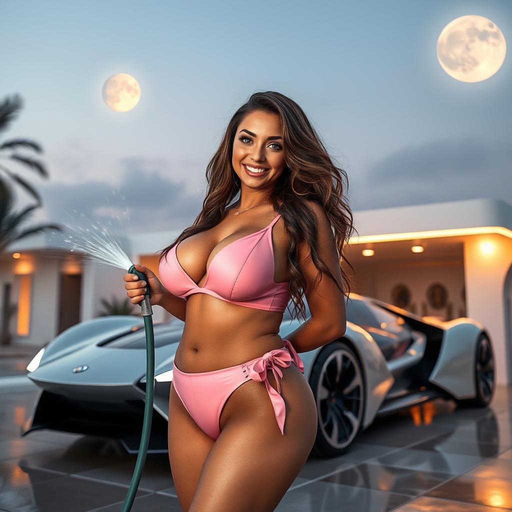Enchanting Elegance: 55-Year-Old Seductive Beauty