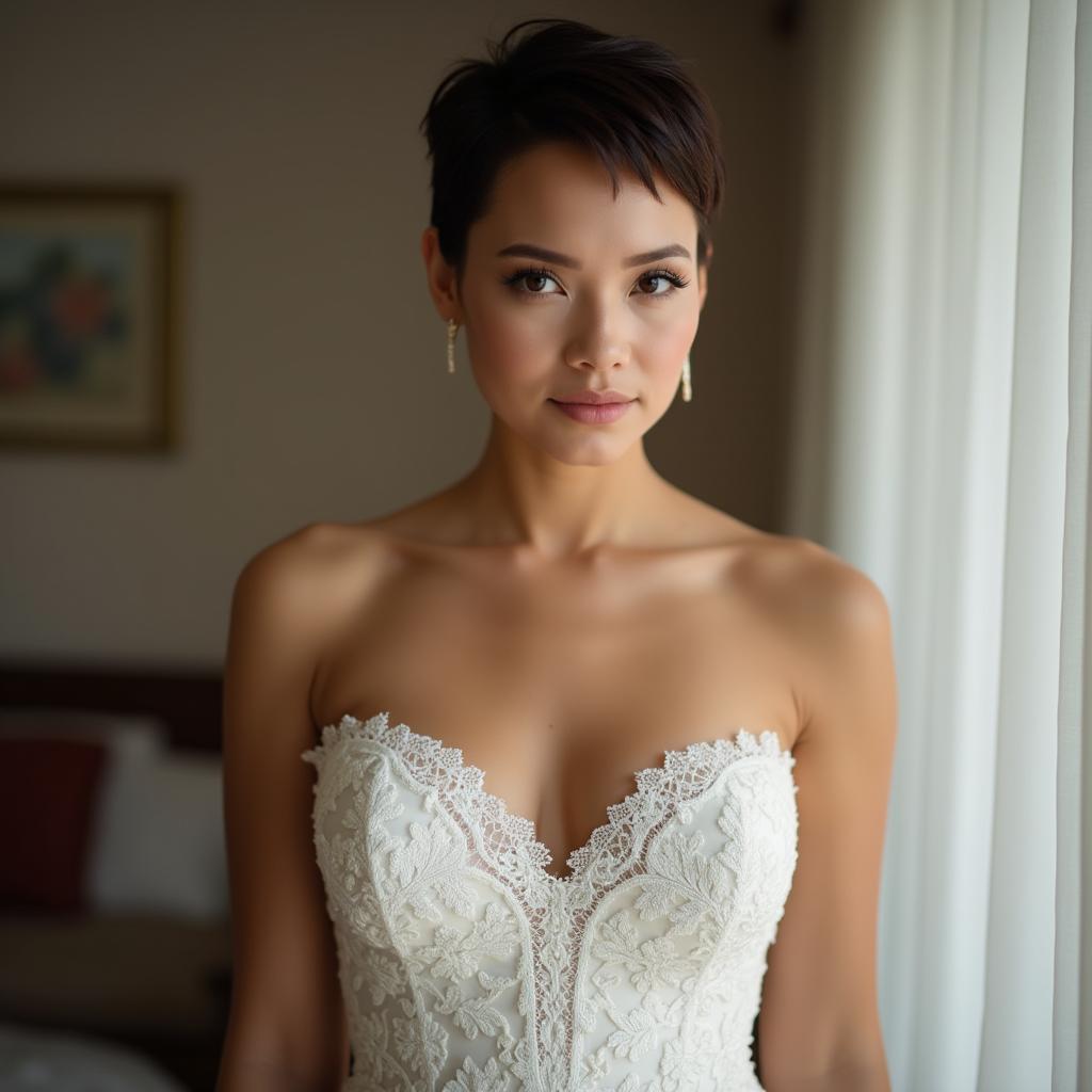 Enchanting Elegance: The Pixie Bride