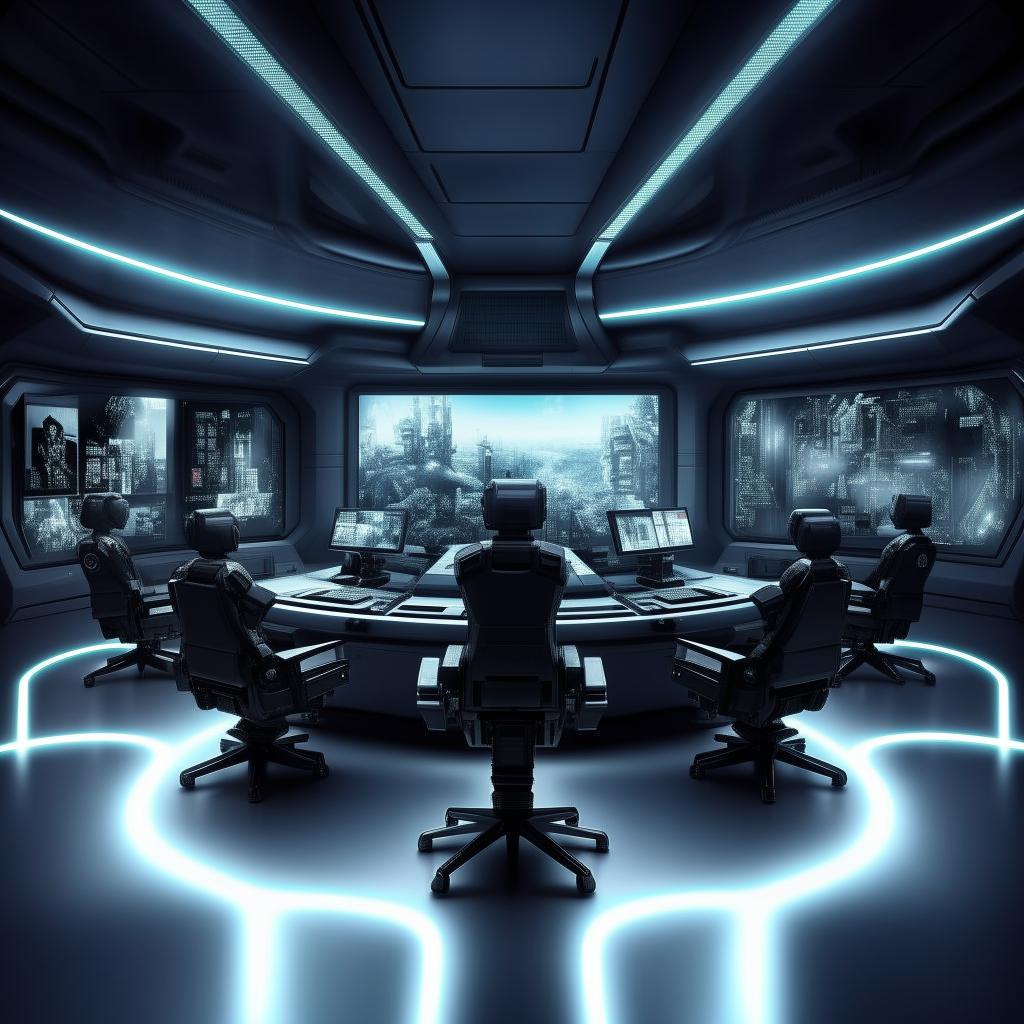 Futuristic SWAT Control Room: Command Center of Tomorrow