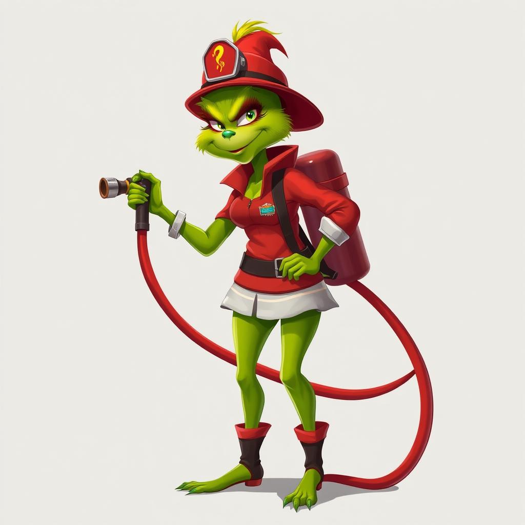 Fiery Grinch: A Unique Holiday Twist!