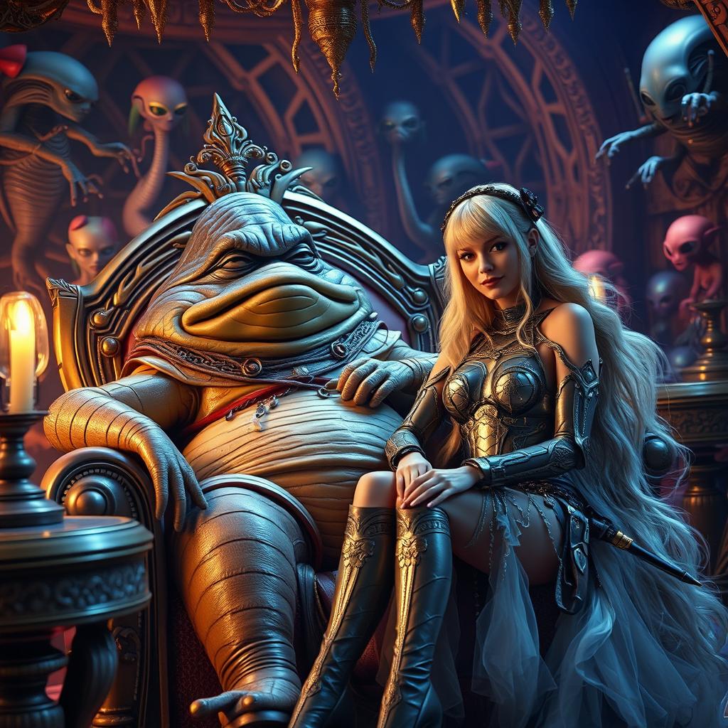 Luxurious Sci-Fi: Jabba the Hutts Opulent Chamber
