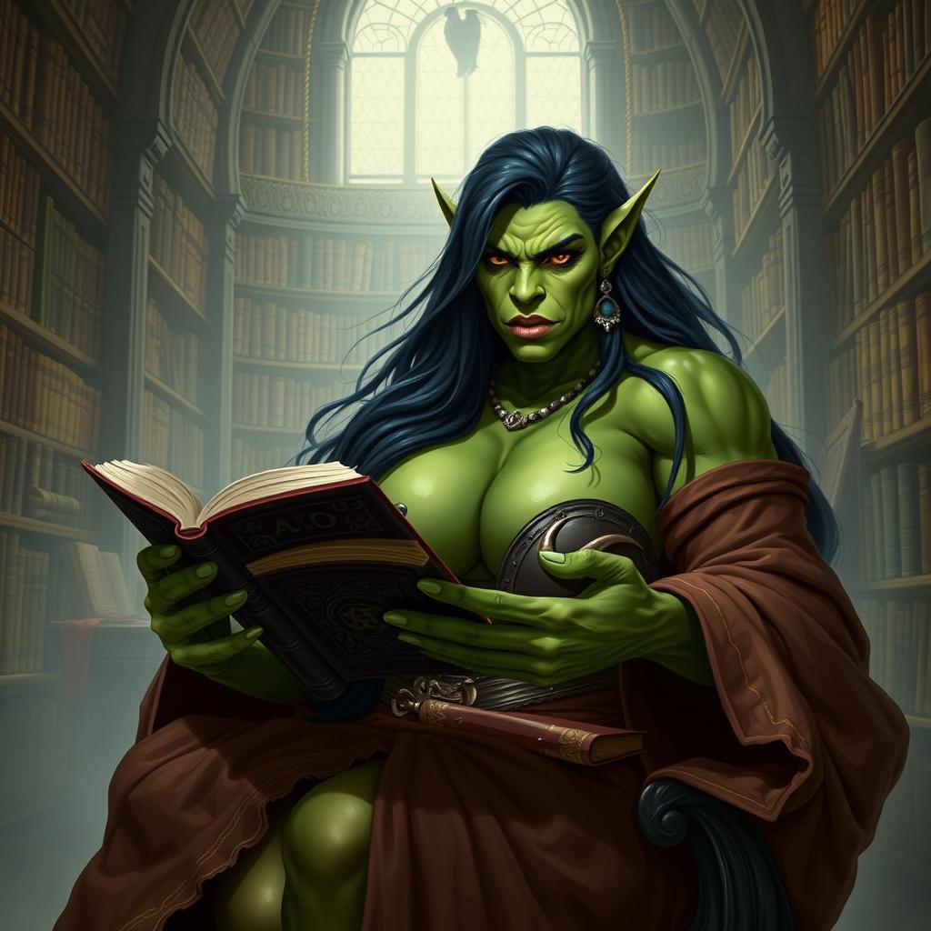 The Scholar Orc: Wisdom in Muscle