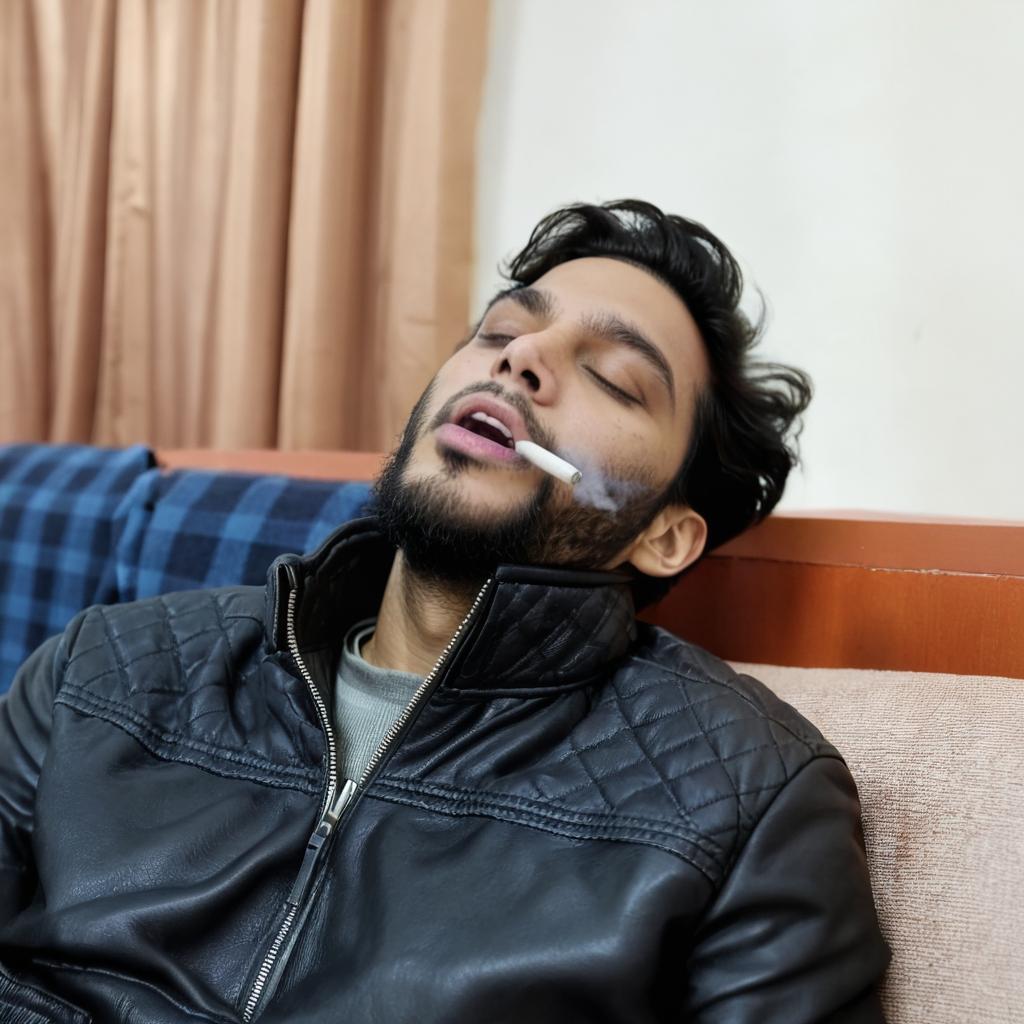 Chill Vibes: Leather & Smoke
