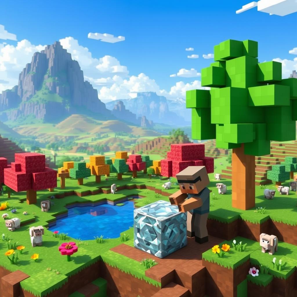 Explore a Stunning Minecraft Landscape