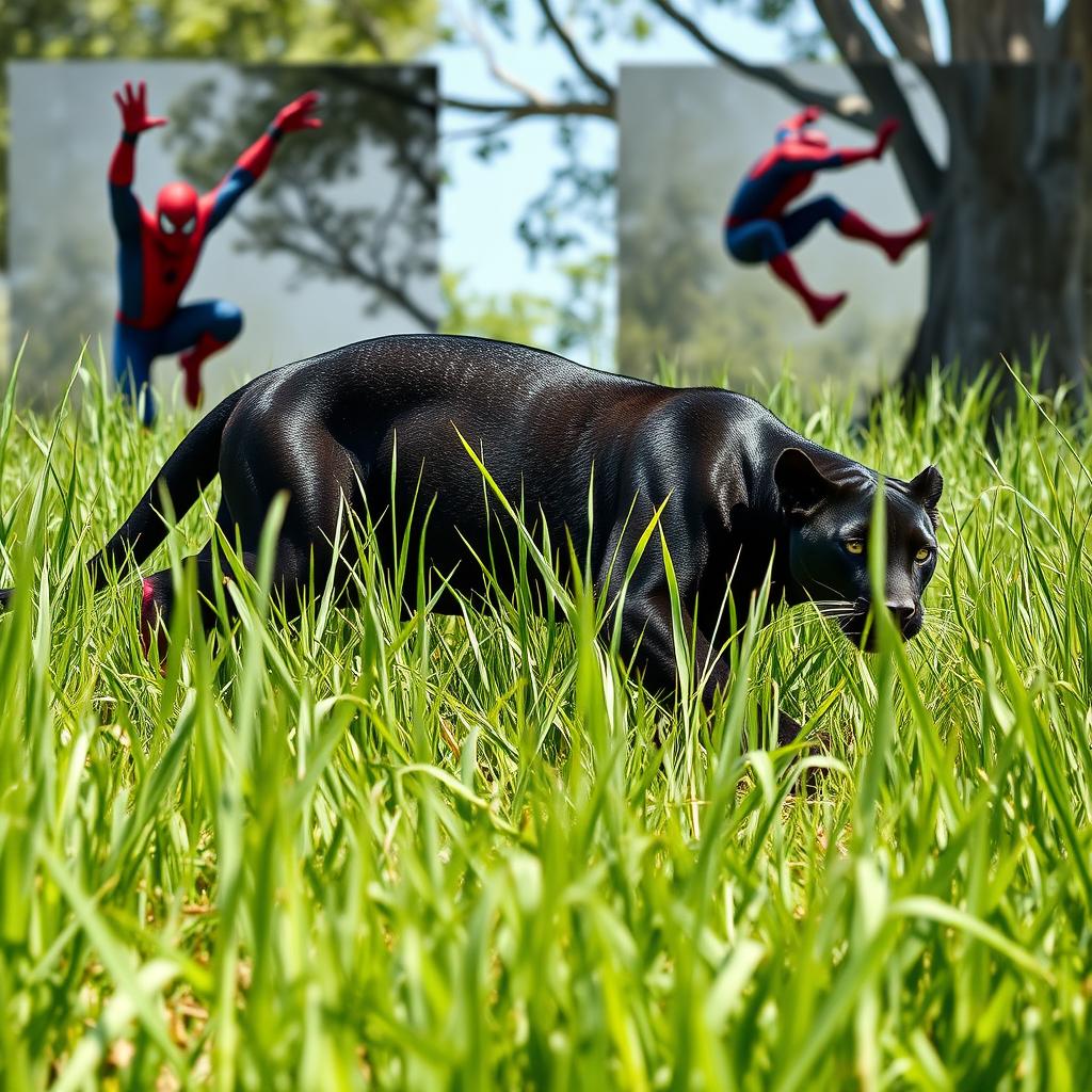 The Majesty of the Black Panther in Action