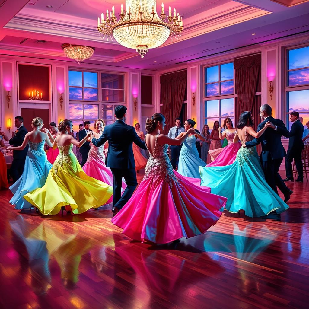 Elegance in Motion: A Grand Ballroom Dance